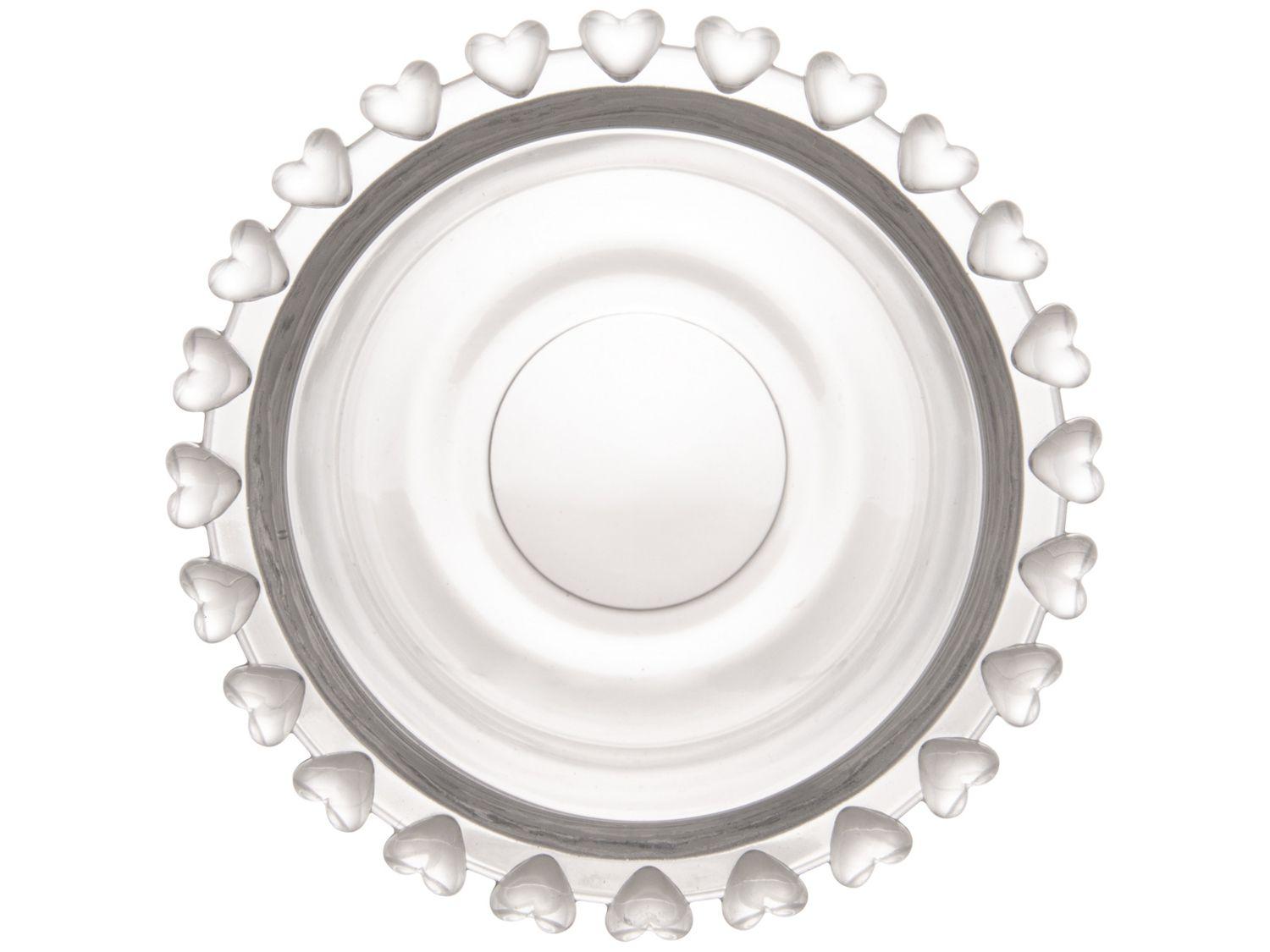 Açucareiro de Cristal com Tampa e Colher Lyor