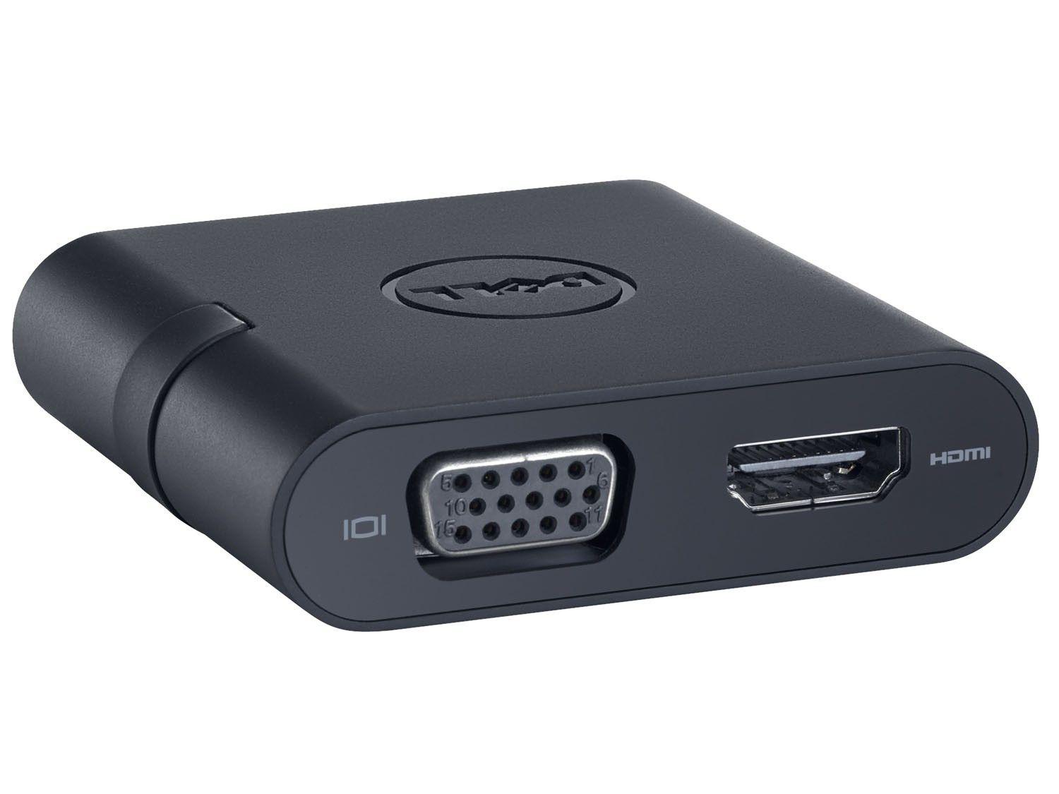 Adaptador Compacto Universal Dell USB 3.0 VGA HDMI USB Acessórios para notebook