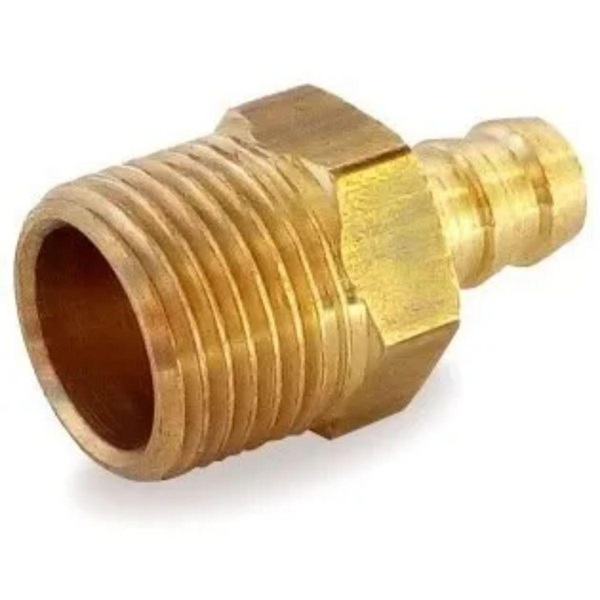Imagem de Adaptador Tipo Espigão Macho Gás De Botijão Ou Fogão De Embutir Latão