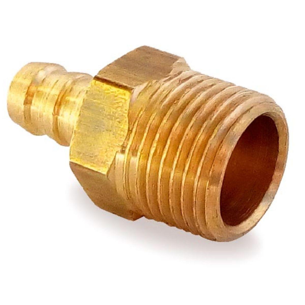 Imagem de Adaptador Tipo Espigão Macho Gás De Botijão Ou Fogão De Embutir Latão
