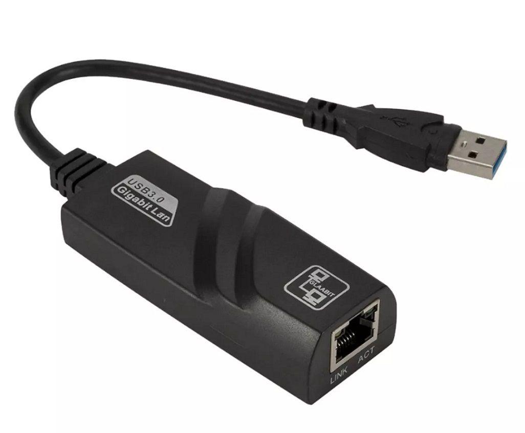 Adaptador Usb para Rede Lan Gigabit RJ45 10/100/1000 REALTEK