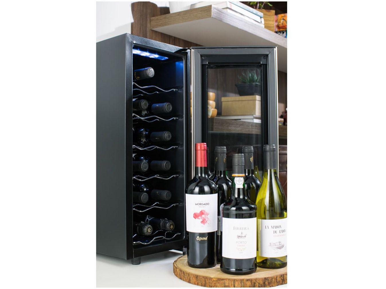 Adega Electrolux 12 Garrafas com LED 1 Portas