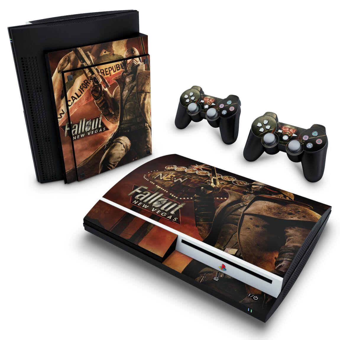 Adesivo Compatível PS3 Fat Skin Fallout New Vegas Pop Arte Skins
