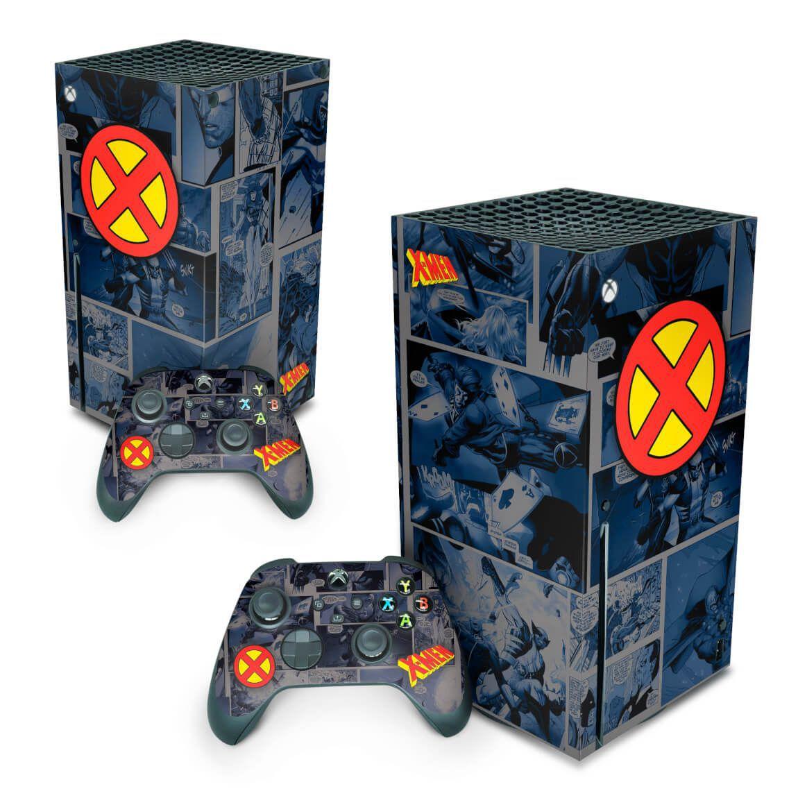 adesivo-compat-vel-xbox-series-x-skin-x-men-comics-pop-arte-skins