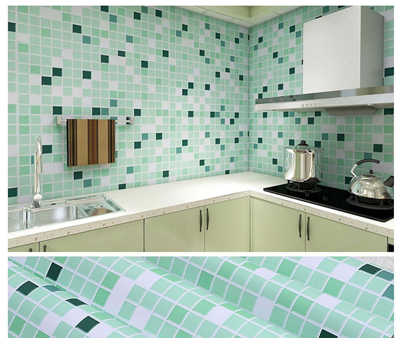 Featured image of post Adesivo De Parede Pastilha Lavável Vinílico Cozinha Banheiro