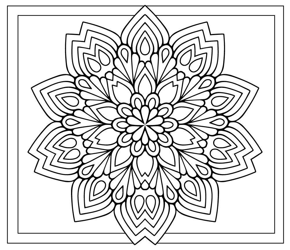 Adesivo para Colorir Mandala Tribal - TACOLADO PAPEL DE PAREDE