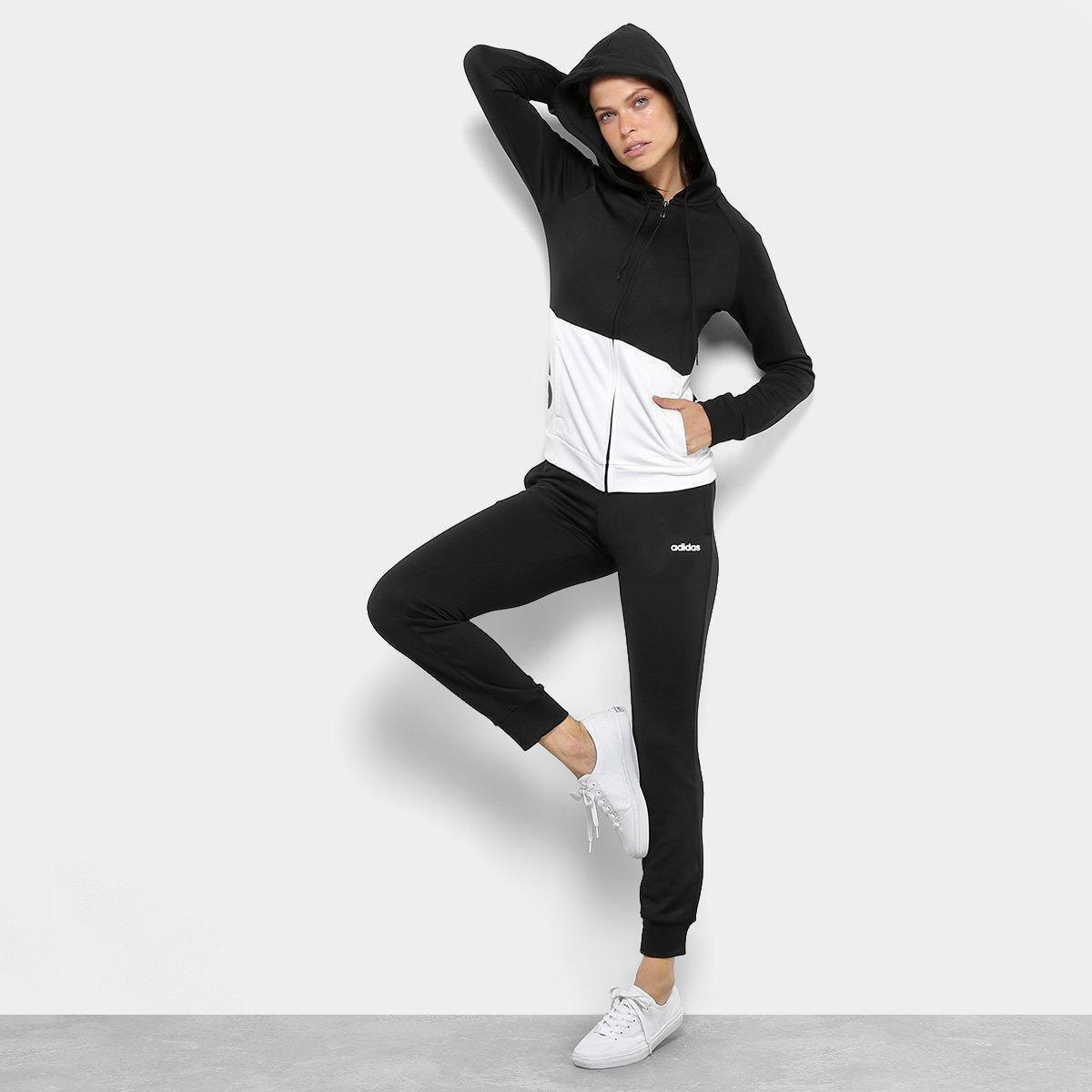 agasalho adidas feminino preto