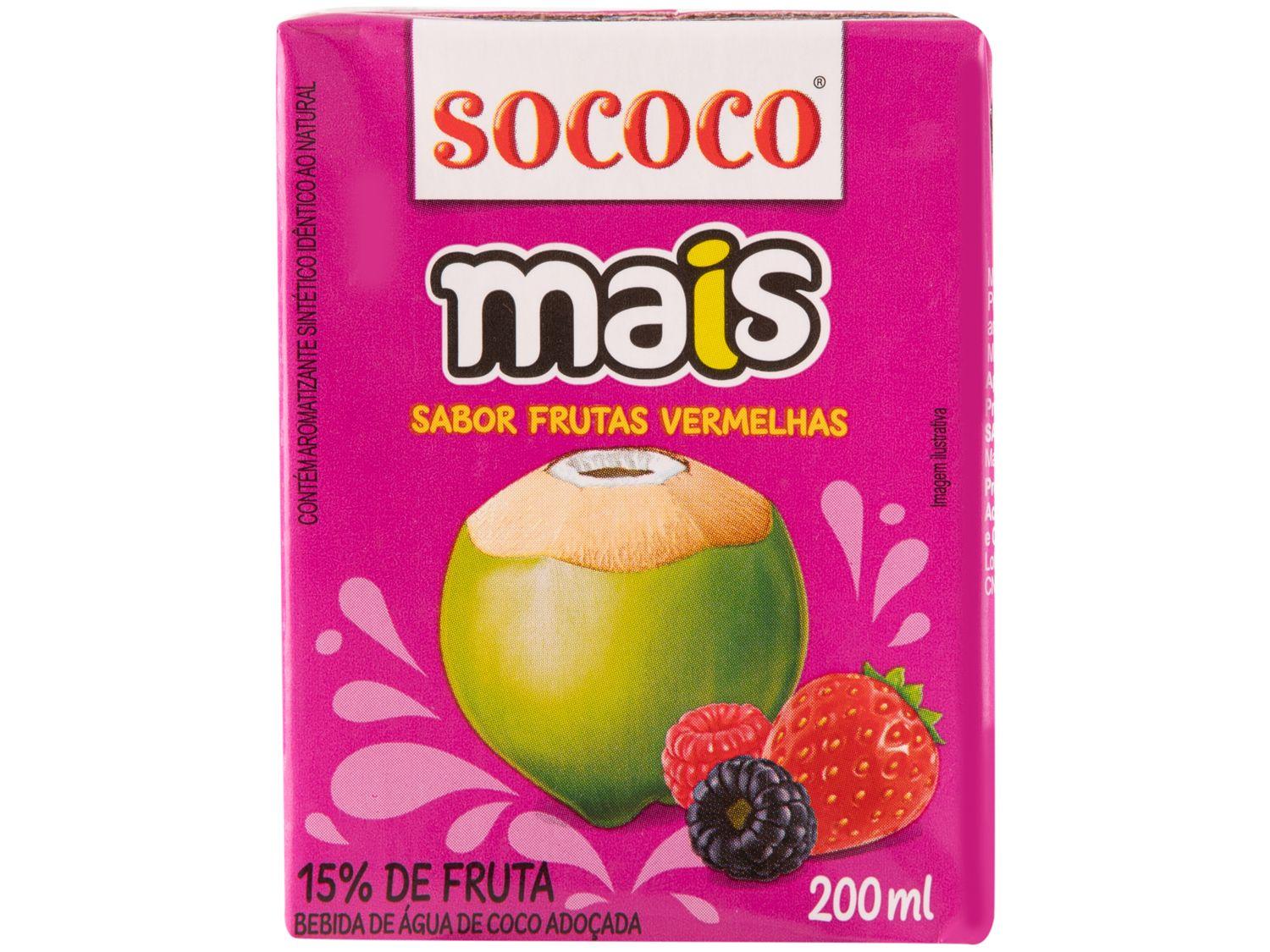 Água de Coco Sococo Mais Natural 200ml