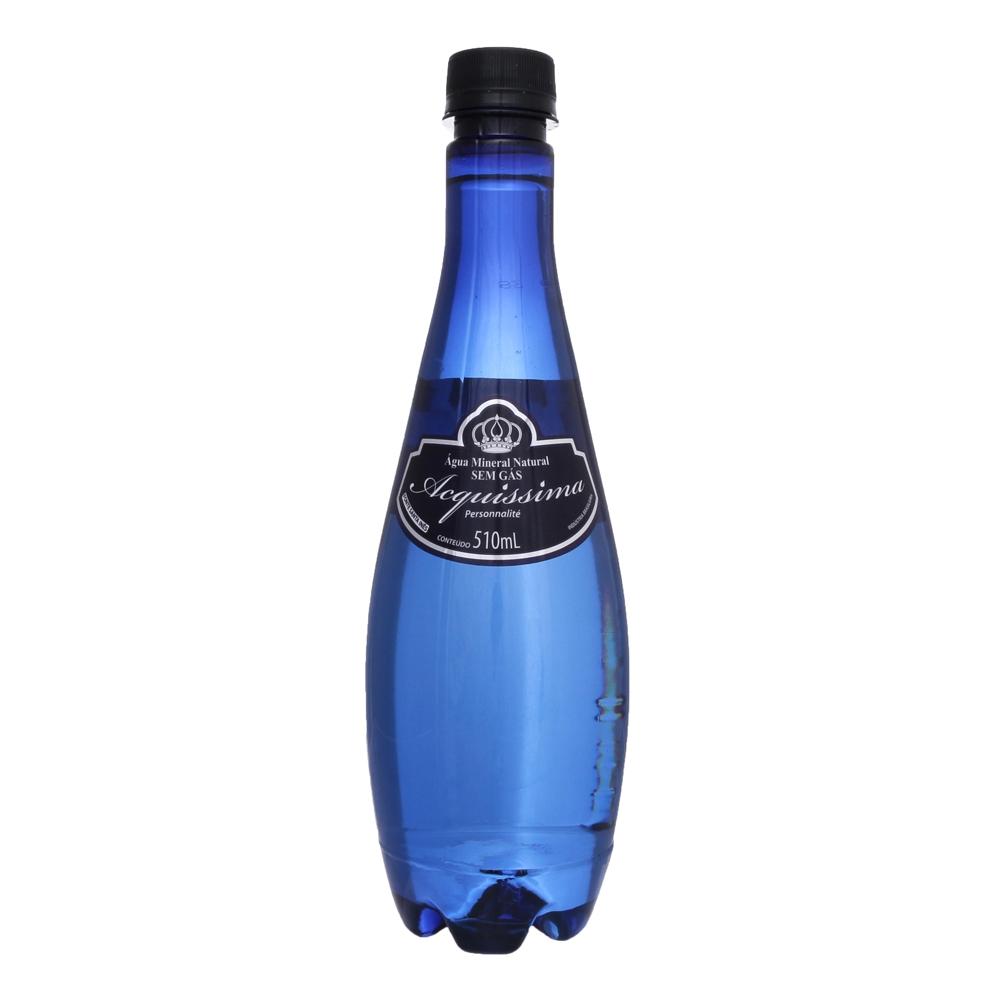 Água mineral sem gás Acquíssima 510ml - Acquissima - Água Mineral ...