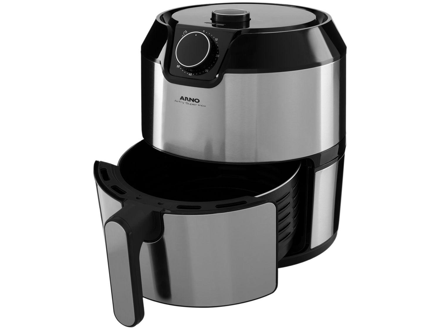Air Fryer Arno Airfry Super BFRY Preta e Inox 4L com Timer