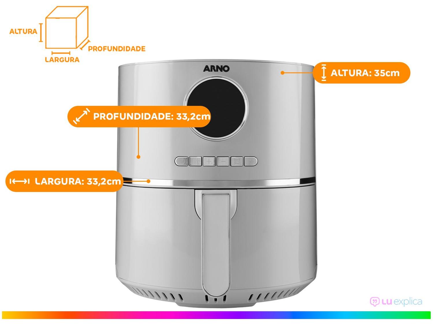 Air Fryer Arno Airfry Ultra Grafite 4,2L com Timer