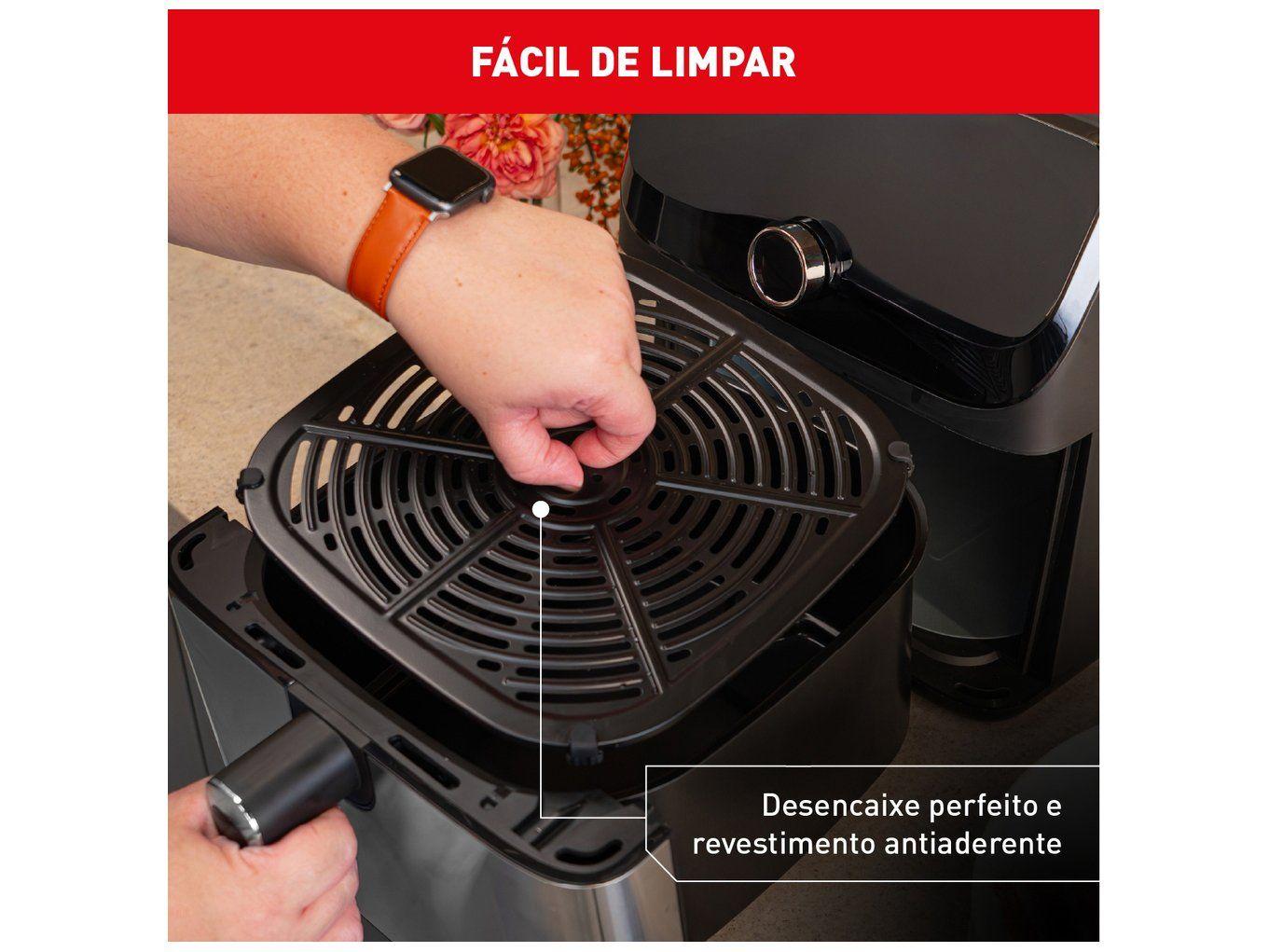 Air Fryer Arno Expert Maxxi AFD7 com Timer Inox 7,5L
