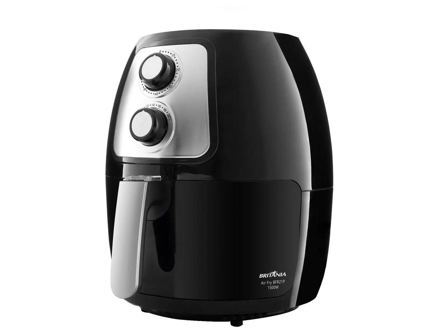 Air Fryer Britânia BFR21P Preto 3,4L com Timer
