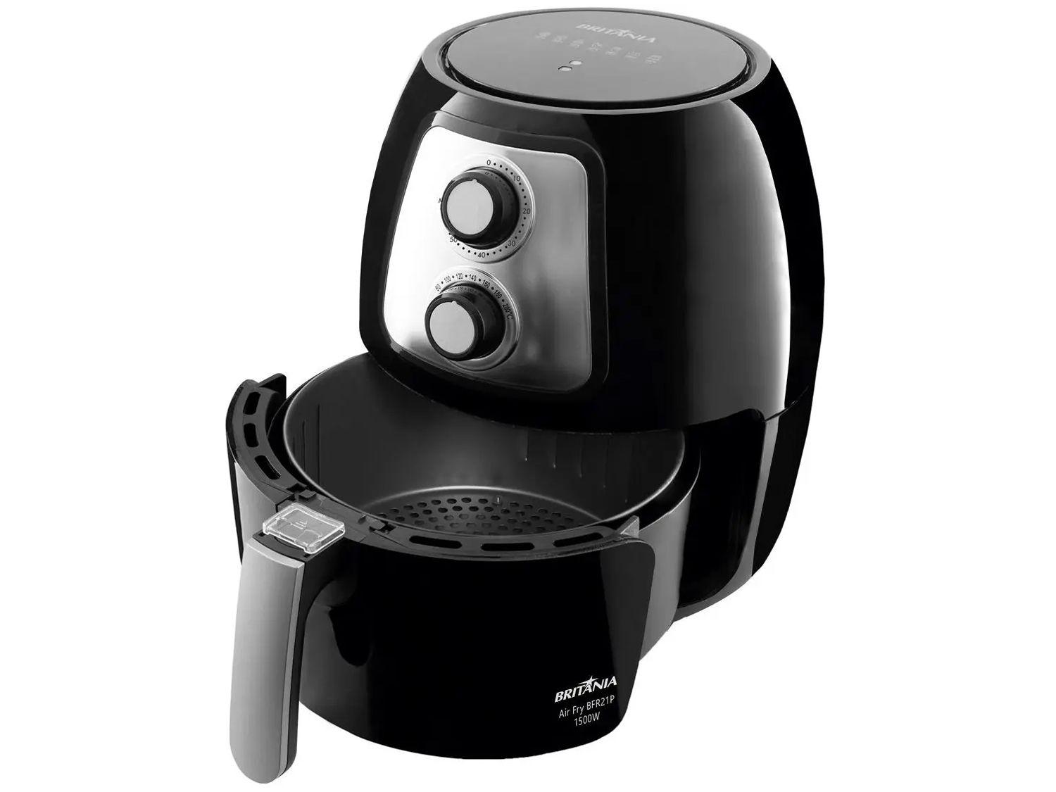 Air Fryer Britânia BFR21P Preto 3,4L com Timer