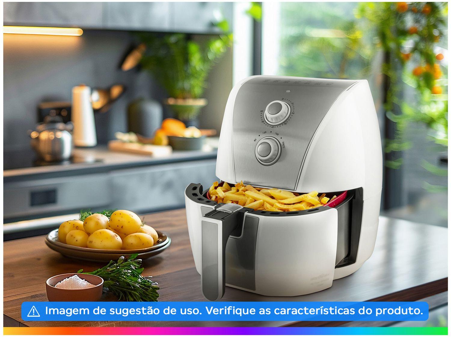 Air Fryer Britânia BFR40BI Branca com Timer 4,35L