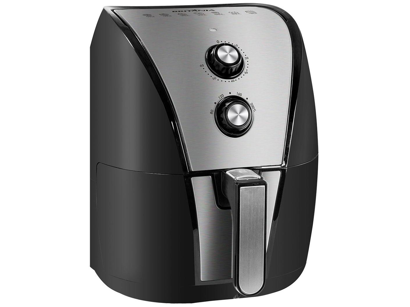 Air Fryer Britânia BFR40PI Preta 4,35L com Timer