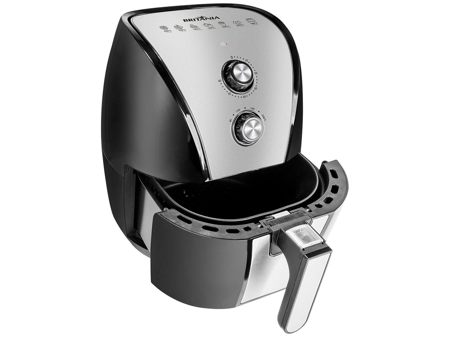 Air Fryer Britânia BFR40PI Preta 4,35L com Timer