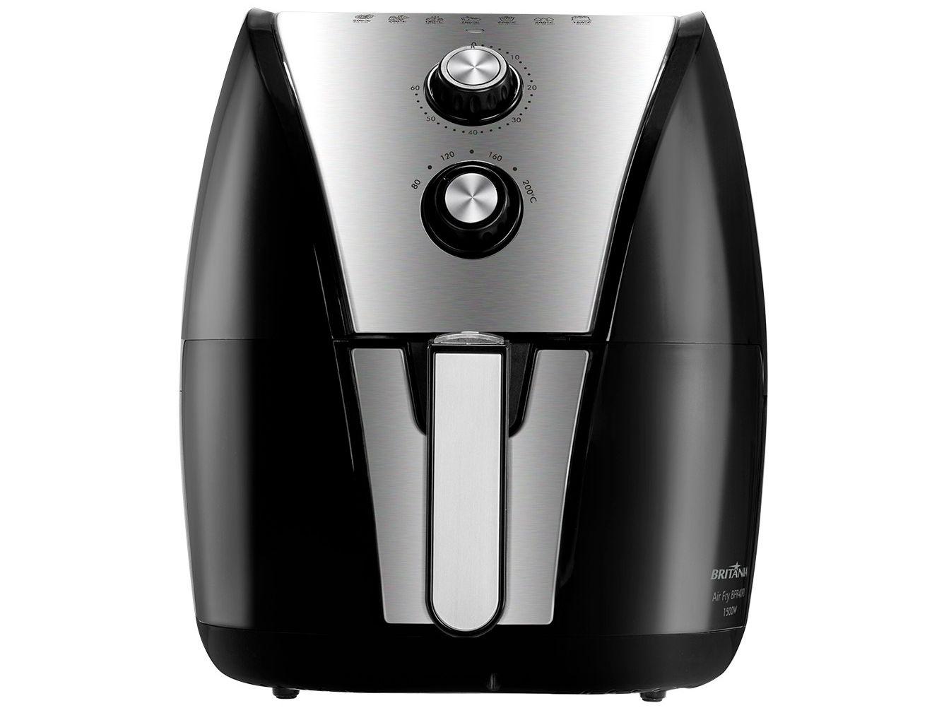 Air Fryer Britânia BFR40PI Preta 4,35L com Timer