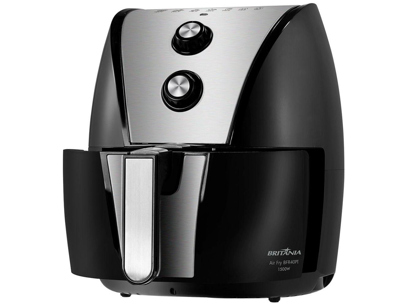 Air Fryer Britânia BFR40PI Preta 4,35L com Timer