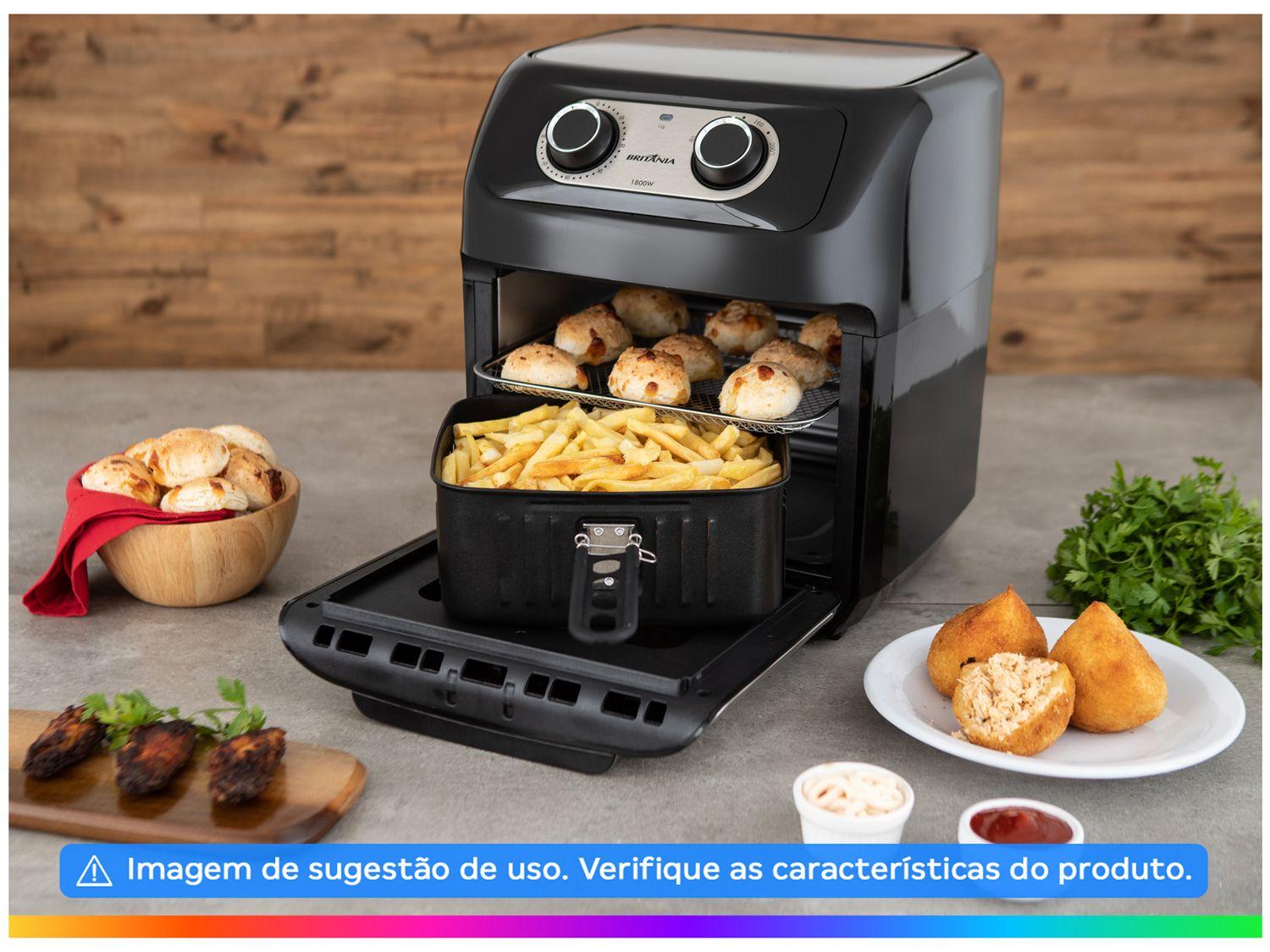 Air Fryer Britânia Oven BFR2300P Preta 3,5L