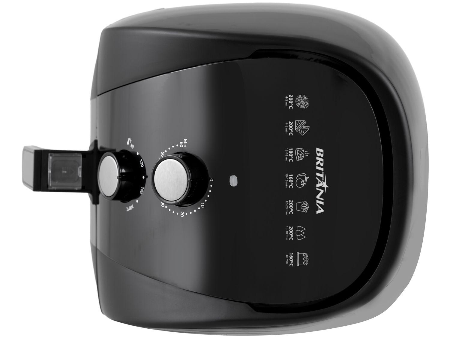 Air Fryer Britânia Redestone BFR50 Preta com Timer 5,2L