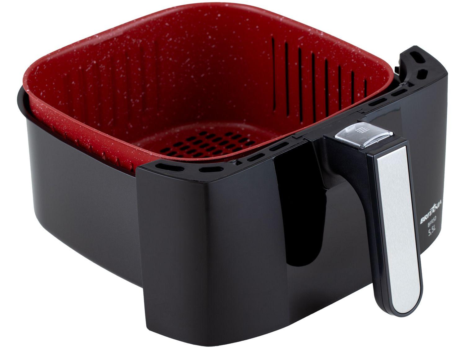 Air Fryer Britânia Redestone BFR50 Preta com Timer 5,2L