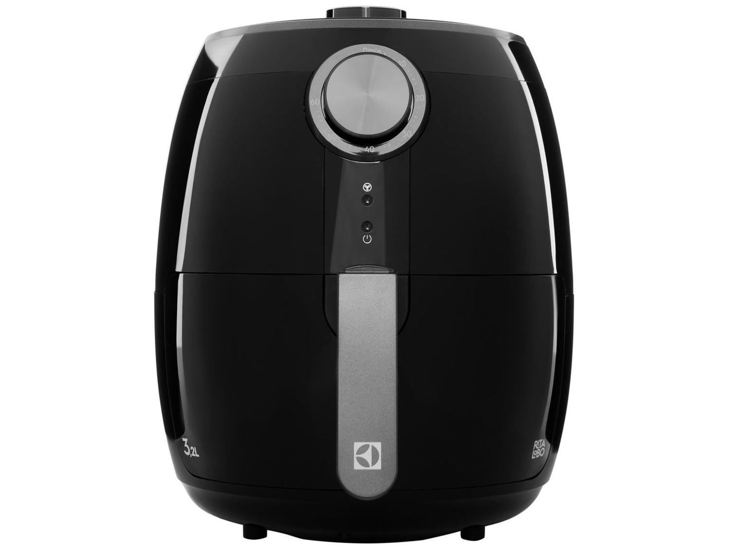 Air Fryer Electrolux Efficient Rita Lobo EAF15 Preta com Timer 3,2L