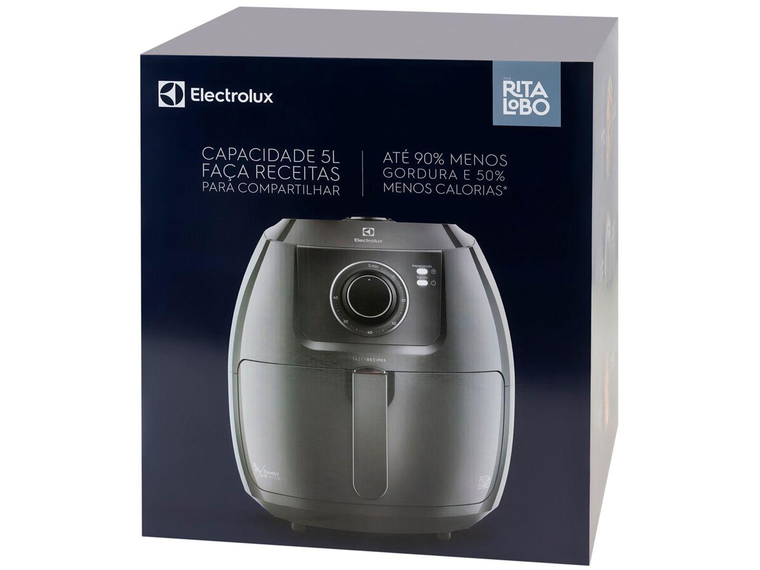 Air Fryer Electrolux Family Efficient EAF50 Grafite 5L com Timer