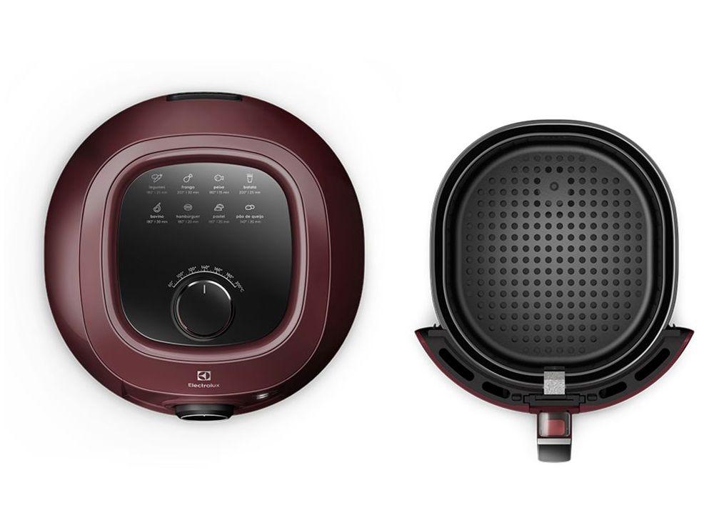 Air Fryer Electrolux Family Efficient EAF51 Dark Red 5L com Timer