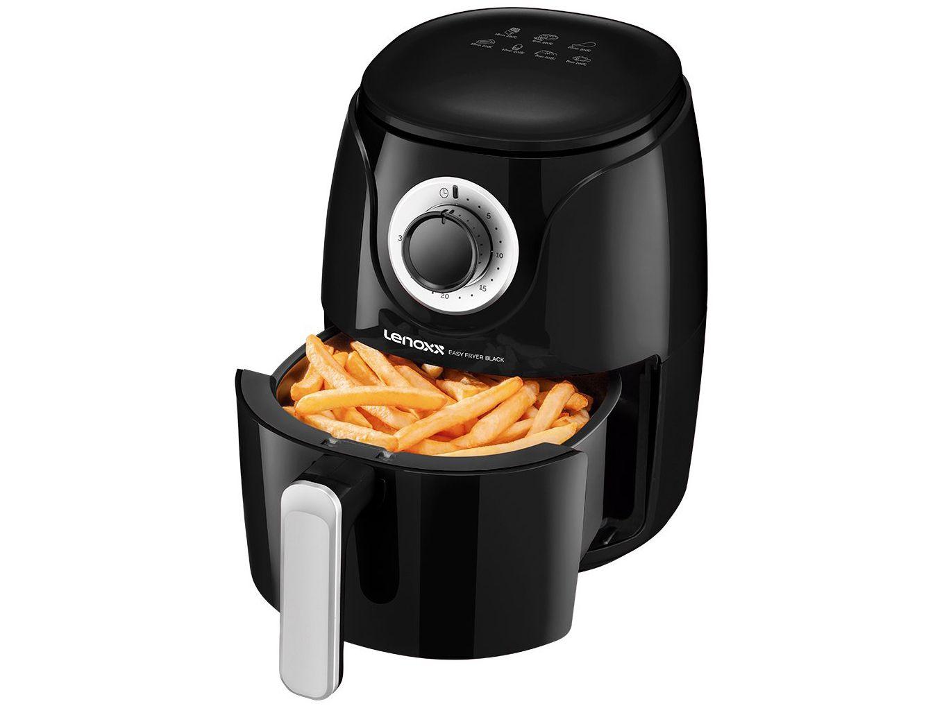 Air Fryer Lenoxx Easy Preta 2,4L com Timer
