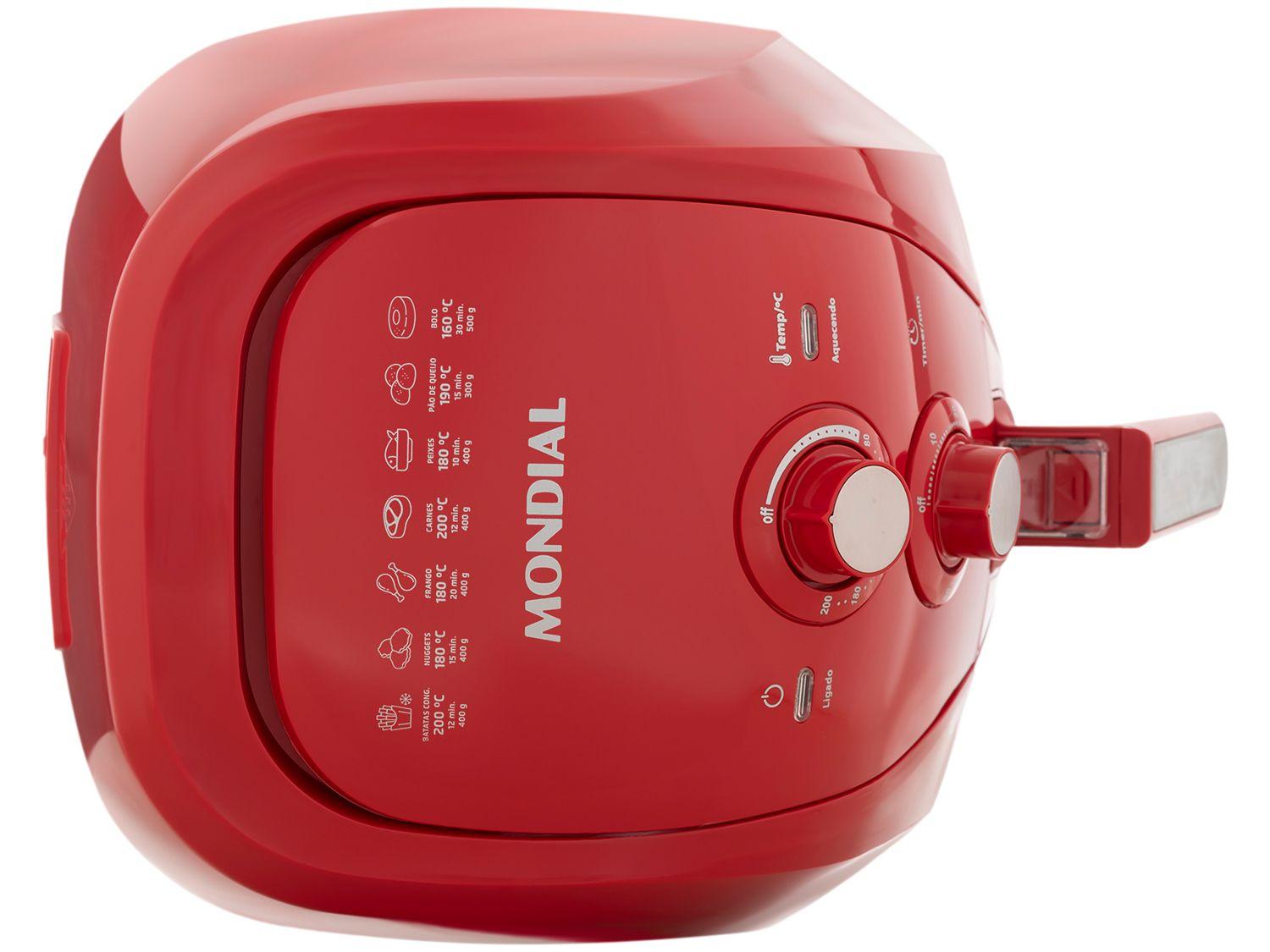 Air Fryer Mondial AFN40FR Vermelha 4L com Timer