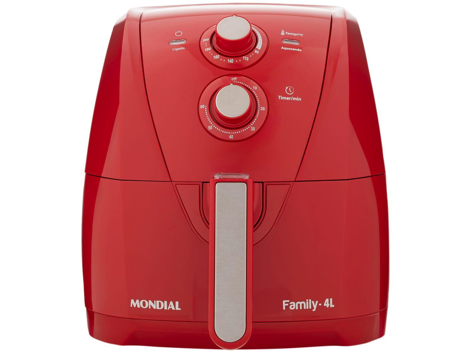 Air Fryer Mondial AFN40FR Vermelha 4L com Timer