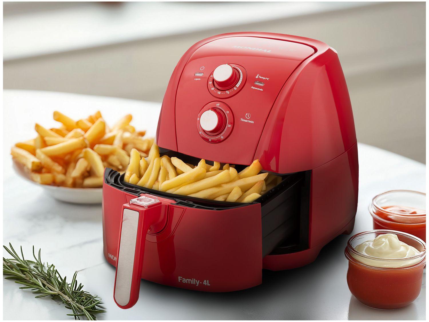 Air Fryer Mondial AFN40FR Vermelha 4L com Timer