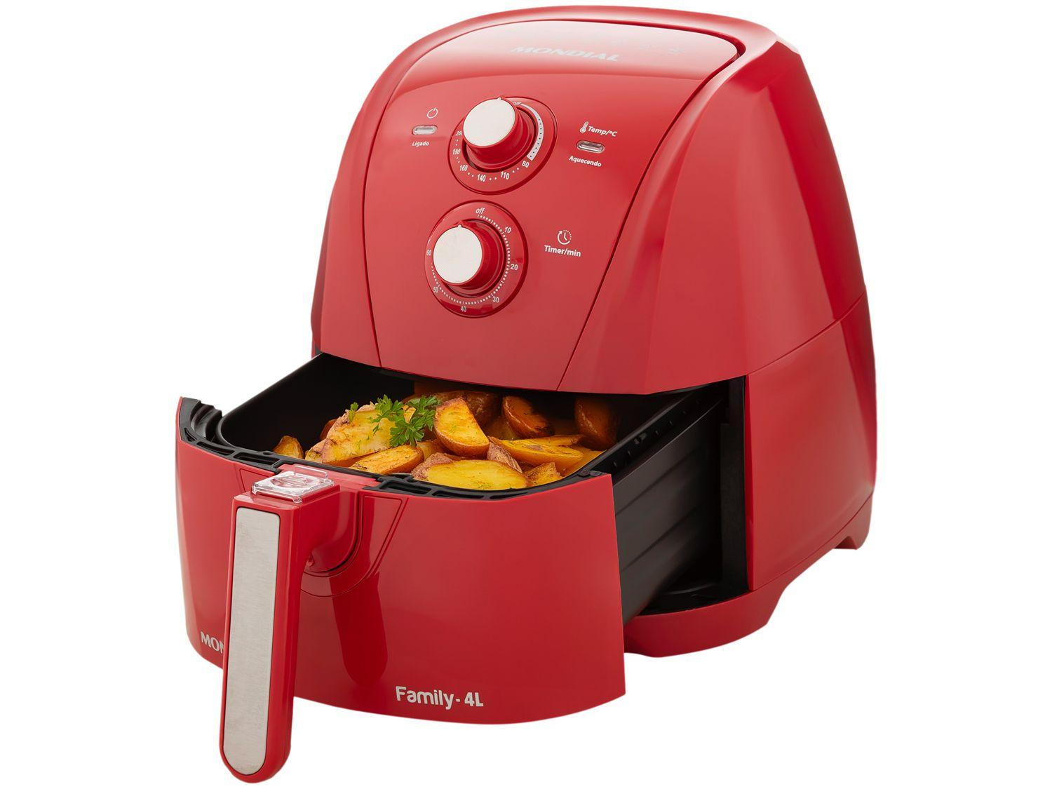 Air Fryer Mondial AFN40FR Vermelha 4L com Timer