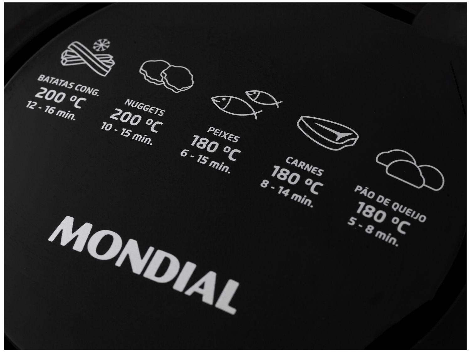 Air Fryer Mondial Family Inox I 4L com Timer