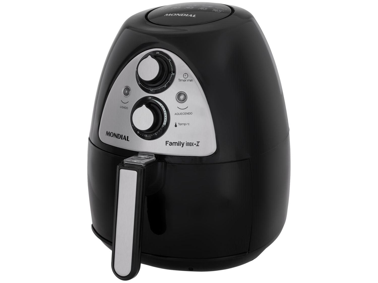 Air Fryer Mondial Family Inox I 4L com Timer