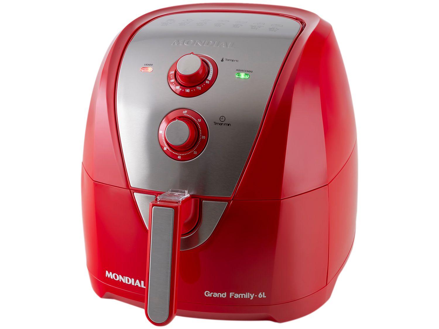Air Fryer Mondial Grand Family AFN-60-RI Vermelha 6L
