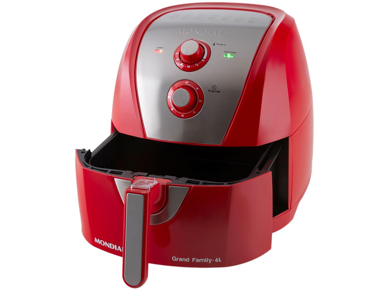 Air Fryer Mondial Grand Family AFN-60-RI Vermelha 6L