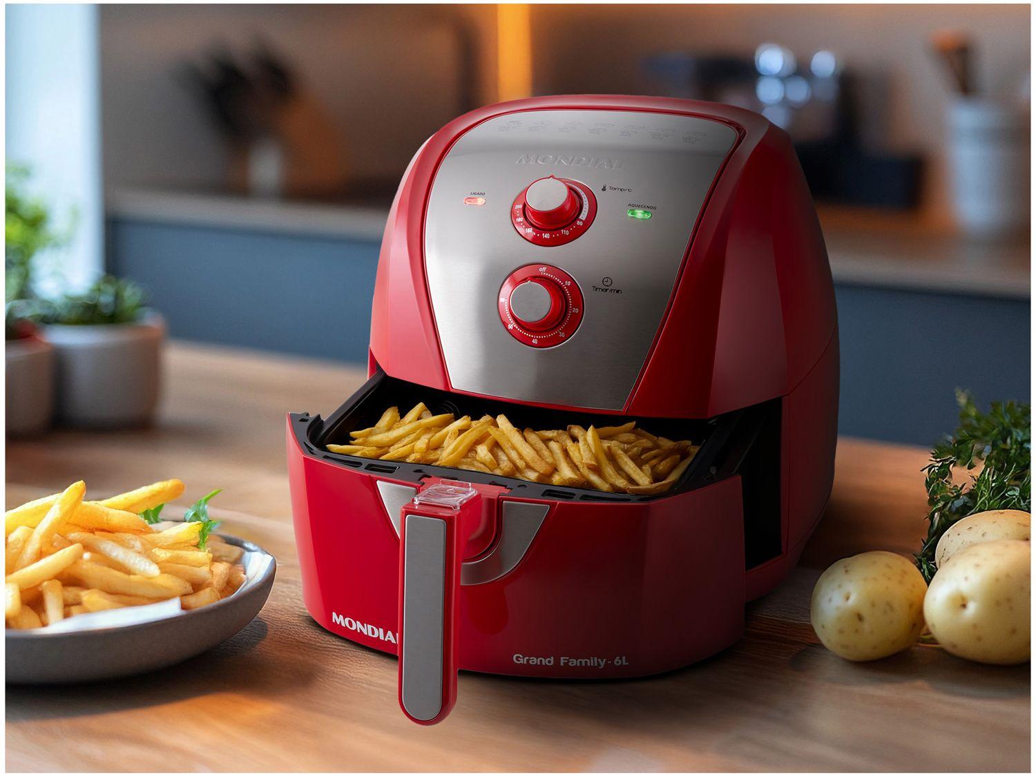 Air Fryer Mondial Grand Family AFN-60-RI Vermelha 6L