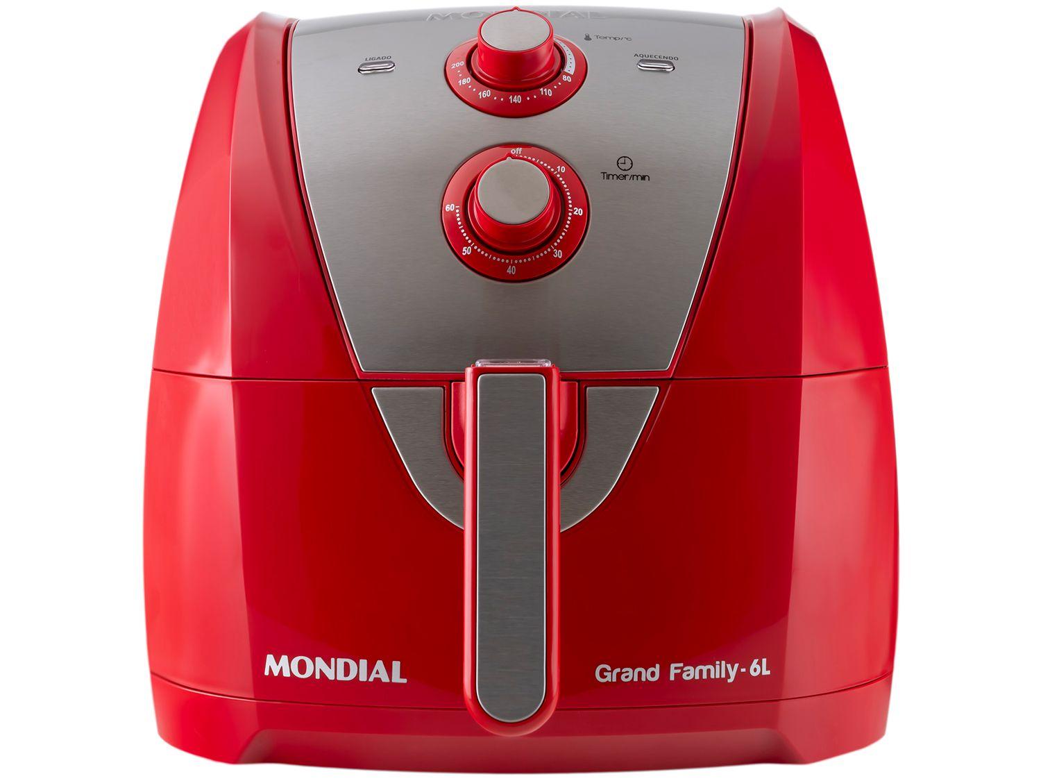 Air Fryer Mondial Grand Family AFN-60-RI Vermelha 6L