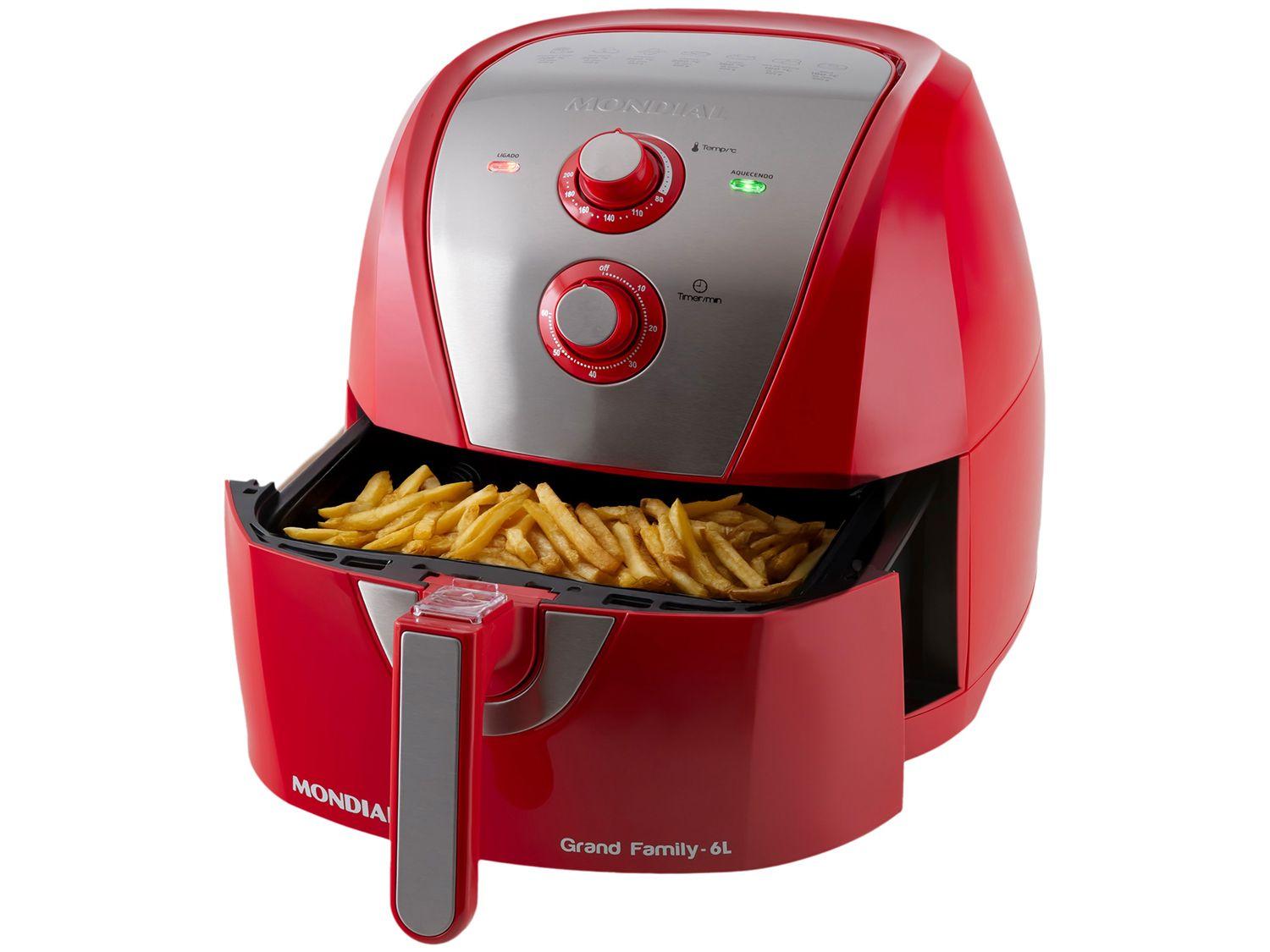 Air Fryer Mondial Grand Family AFN-60-RI Vermelha 6L