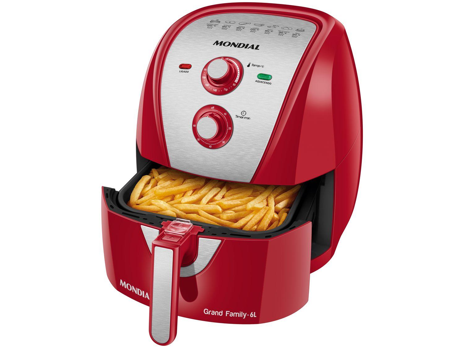 Air Fryer Mondial Grand Family AFN-60-RI Vermelha 6L