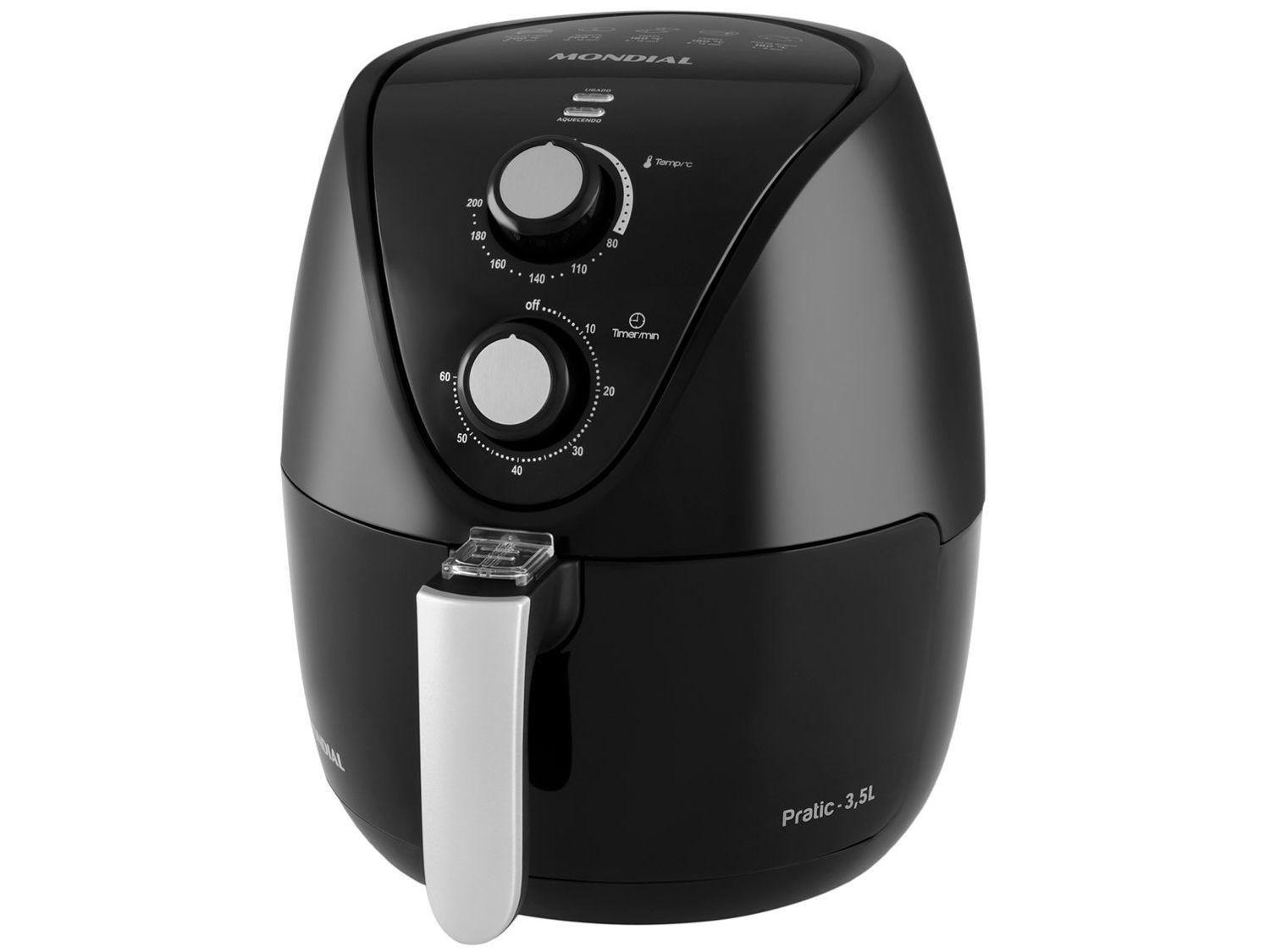 Air Fryer Mondial New Pratic AF-31 Preta 3,5L com Timer