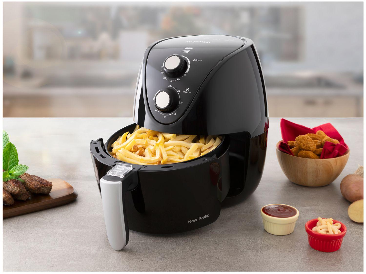 Air Fryer Mondial New Pratic AF-31 Preta 3,5L com Timer