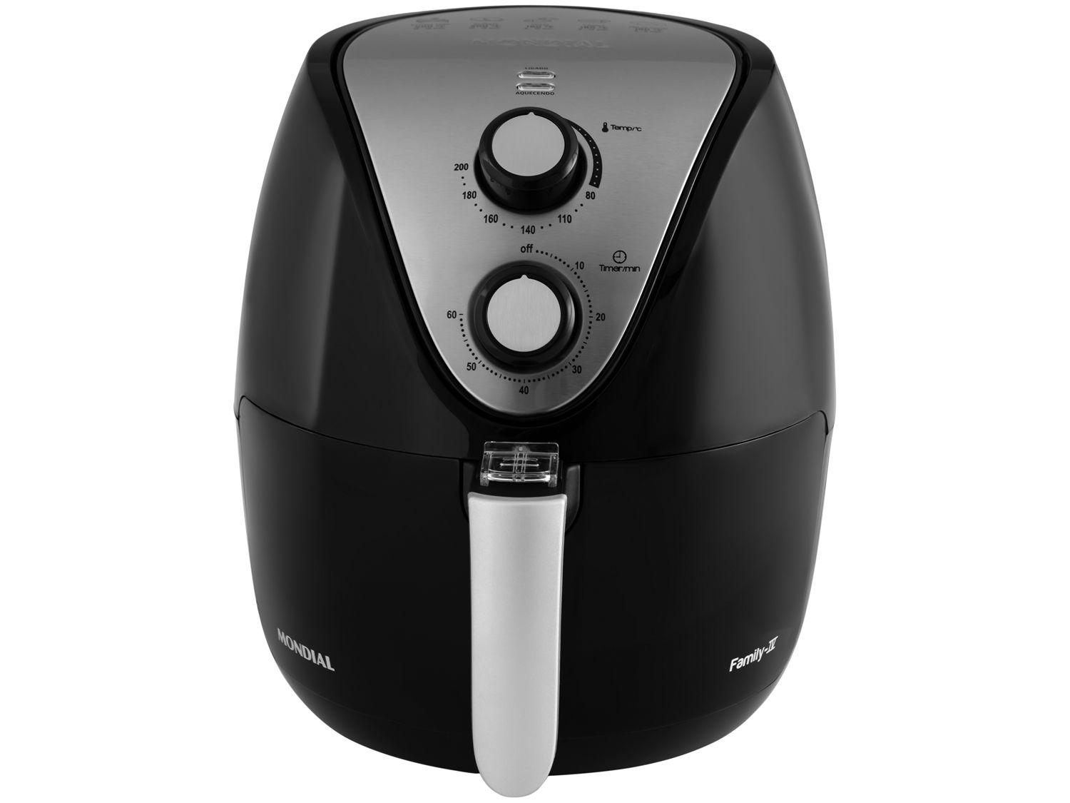 Air Fryer Mondial Pratic AF-30-I Preta 3,5L com Timer