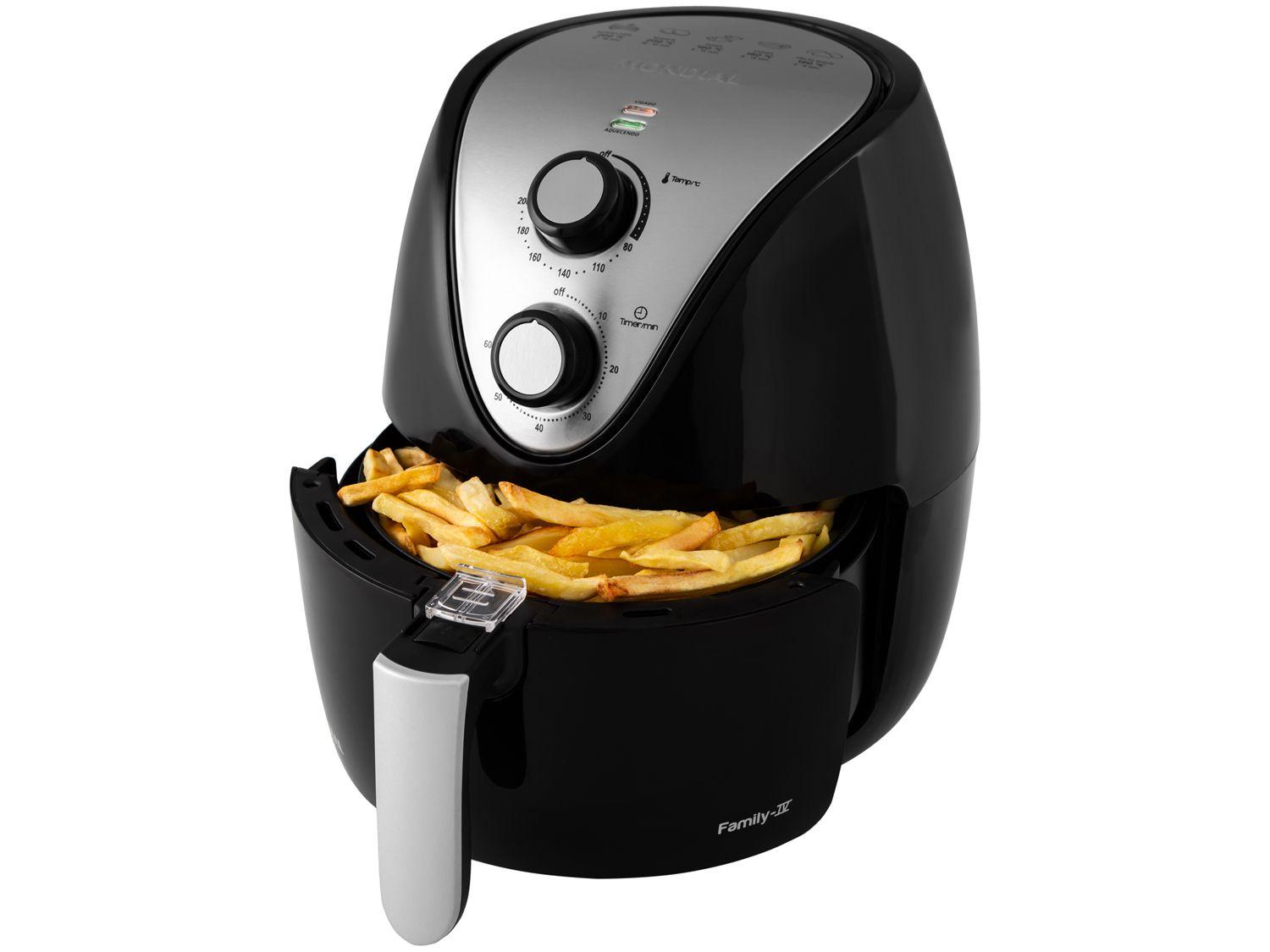 Air Fryer Mondial Pratic AF-30-I Preta 3,5L com Timer
