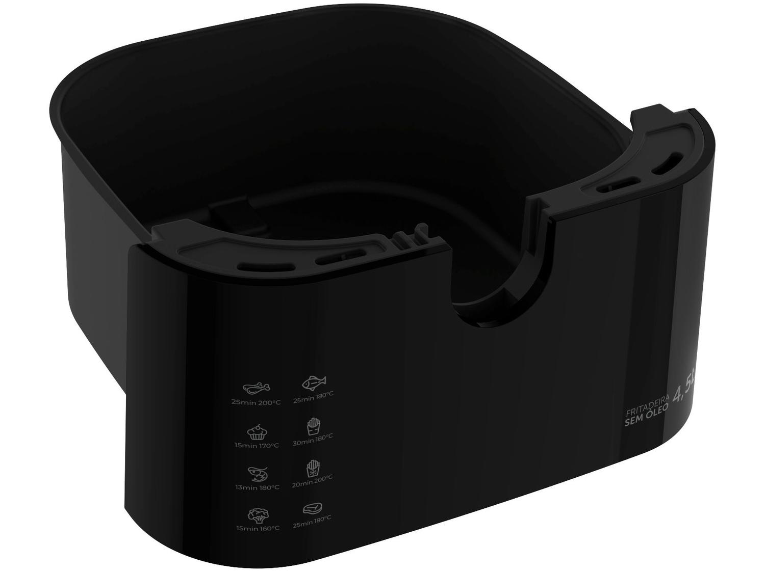 Air Fryer Oster Black Perform Preta com Timer 4,5L