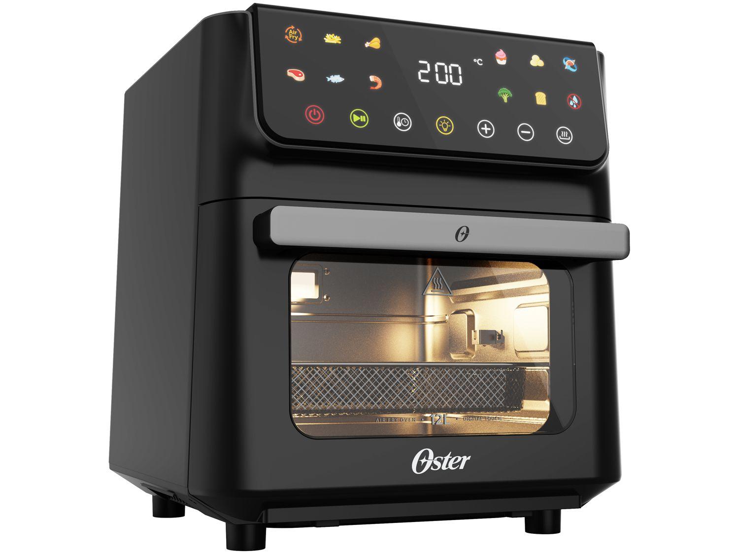Air Fryer Oster OFRT790 Preta 12L