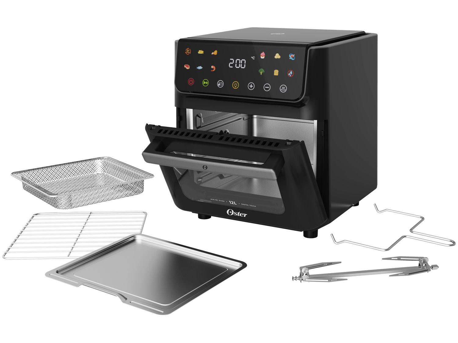 Air Fryer Oster OFRT790 Preta 12L