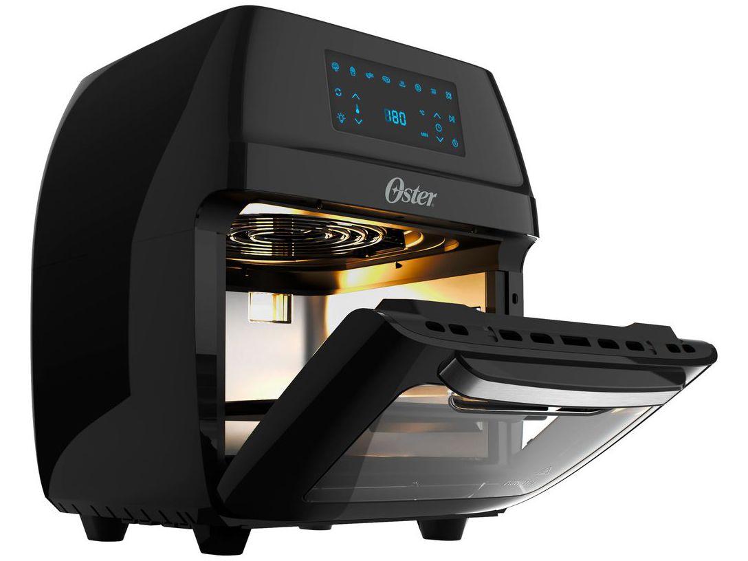 Air Fryer Oster Oven Preta com Forno 12L